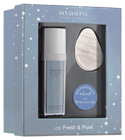 Atashi Fresh & Pure Night Renewal Serum + Takimochiii Chest