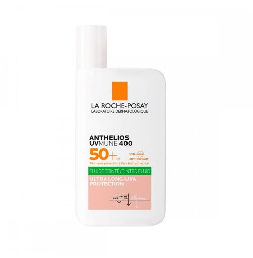 Anthelios UVMune 400 Invisible Fluid SPF 50+ med färg 50 ml