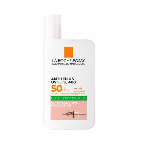 Anthelios Uvmune 400 Invisible Fluide SPF 50+ med färg 50 ml