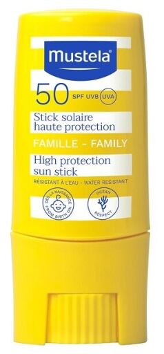 Mustela H&ouml;gskyddande Solar Stick SPF 50 9 ml