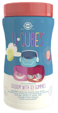 U-Cubes Kalcium och Vitamin D3 Barn +3 År 60 gummibägare