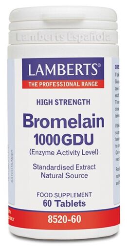 Lamberts Bromelain 1250 GDU 60 kapslar
