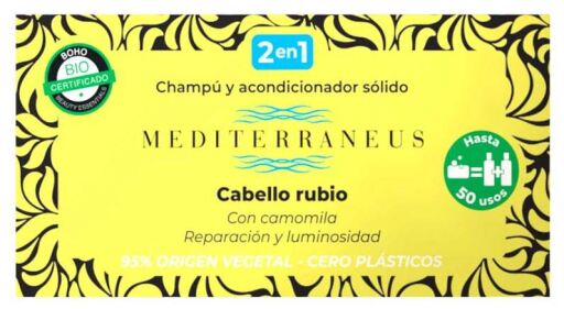 Mediterraneus Schampo och balsam f&ouml;r blont h&aring;r 50 gr