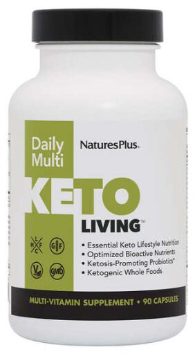 NaturesPlus Keto Living Dagliga Multivitaminer 90 Kapslar