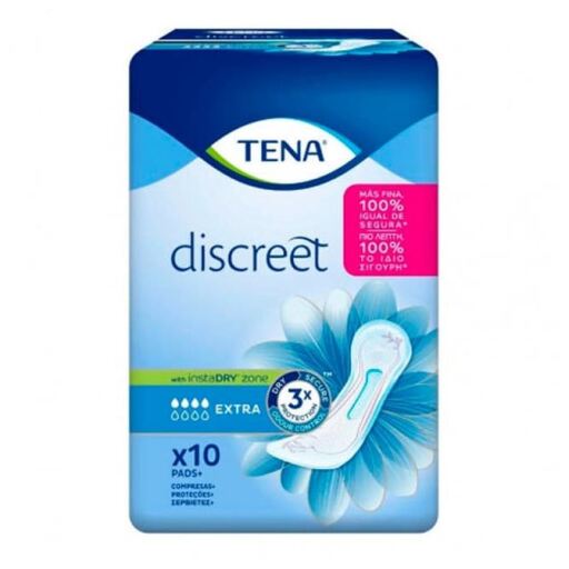Tena Diskreta extra inkontinensskydd 10 enheter