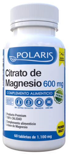 Polaris Magnesiumcitrat 600 mg 60 tabletter