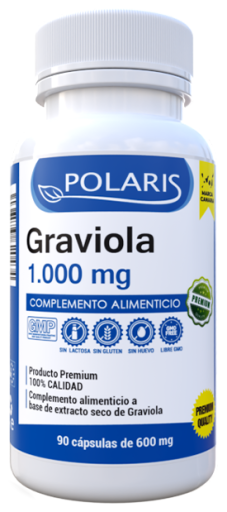 Polaris Graviola 1000 mg 90 kapslar