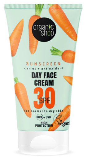 Solkräm Ansiktsdagkräm med Morot SPF 30 50 ml