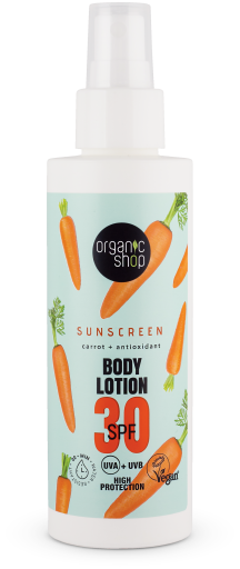 Solkräm Body Lotion med Morot SPF 30 150 ml