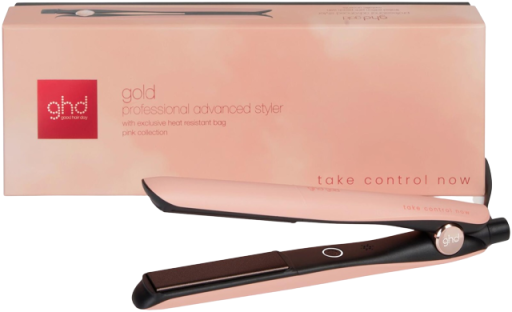 Gold Take Control Now Peach Pink Hair Plattång