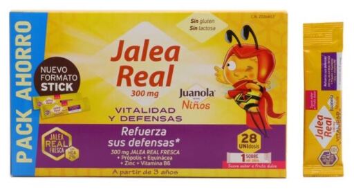 Royal Jelly f&ouml;r barn, vitalitet och f&ouml;rsvar, 28 pinnar