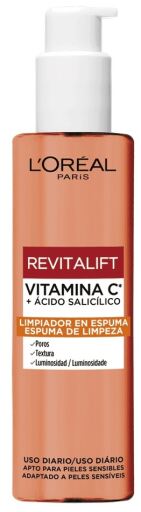 L'Or&eacute;al Paris Revitalift Vitamin C + Salicylic Acid Foam Cleanser 150 ml