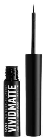 NYX Vivid Matte Liquid Eyeliner Svart 2 ml