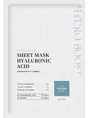 Village 11 Factory Hydro Boost Sheet Hyaluronic Acid Mask 23 gr