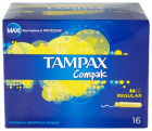 Compak vanliga tamponger