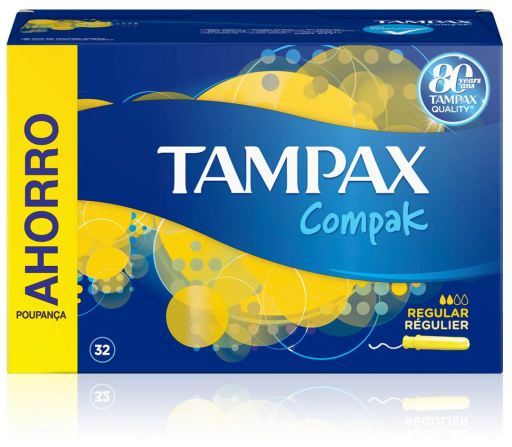 Compak vanliga tamponger