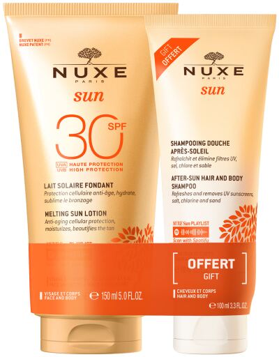 Sun Duo Sun Milk SPF 30 och Aftersun Shower Gel Schampo 2 Styck