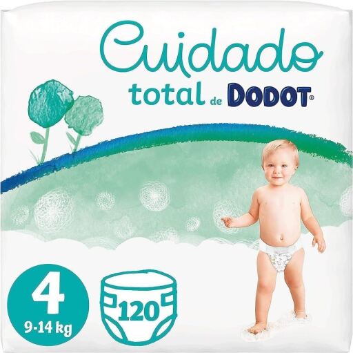 Total Care Bl&ouml;jor Storlek 4 fr&aring;n 9 till 14 kg 120 enheter