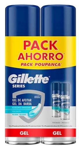 Gillette Duplo Eucalyptus Shaving Gel Series