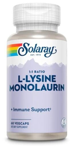 L-Lysine &amp; Monolaurin 60 kapslar