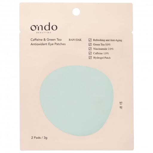 Ondo Beauty 36.5 Koffein och gr&ouml;nt te &ouml;gonpl&aring;ster