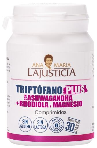 Tryptofan Plus med Ashwagandha+Rhodiola+Magnesium 60 tabletter