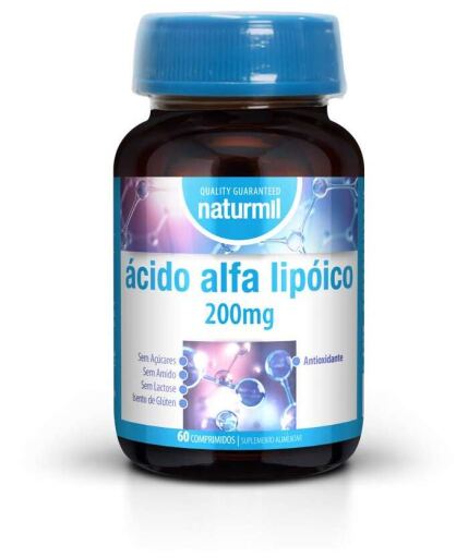 Naturmil Alfaliponsyra 200 mg 60 kapslar