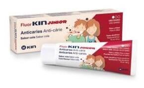 Kin Fluor Junior Pasta Infanti Cola 6-12 &aring;r 75 ml