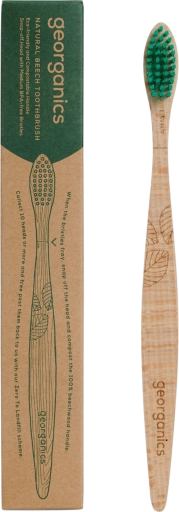 Georganics Tandborste i medium boktr&auml;