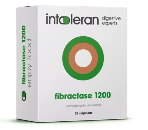 Intoleran Fibractase 1200 36 kapslar