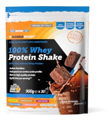 Named Sport Vassleprotein 100% Shake Choklad-Brownie 900 g