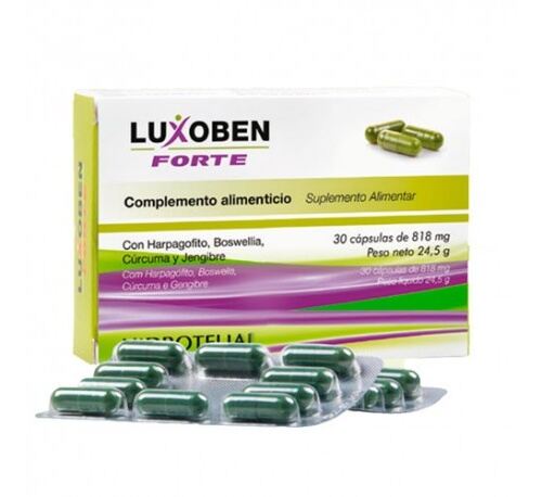 Hidrotelial Luxoben Forte 818 mg 30 kapslar