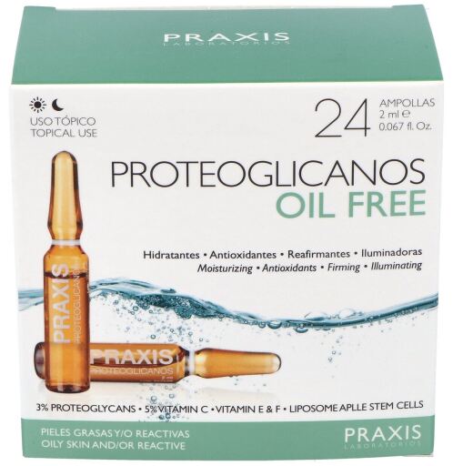 Laboratorios Praxis Proteoglykaner Oljefria 24 Ampuller