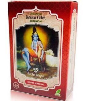 Radhe Shyam Henna Color Botanical Dye Powder Natural Mahogny 100 gr