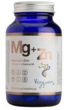 Magnesium+Zink+Vitamin C+B6 90 vegetabiliska kapslar Magnesium+Zink+Vitamin C+B6 90 vegetabiliska kapslar