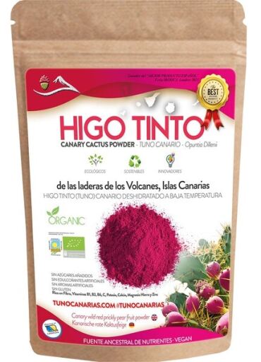 Tuno Canarias R&ouml;d fikonpulver 200 gr Eko