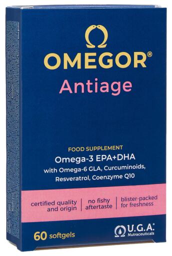 U.G.A. Nutraceuticals Omegor Antiage 60 p&auml;rlor