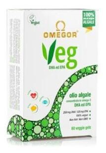 U.G.A. Nutraceuticals Omegor Veg Omega 3 Vegetabilisk 60 Kapslar