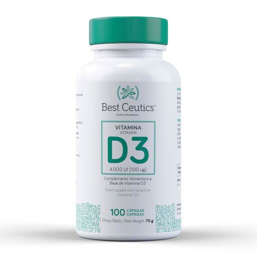 Best Ceutics Vitamin D3 4000 IE 100 kapslar
