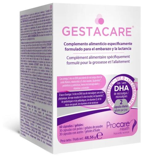 Prodeco Pharma Gestacare 60 kapslar