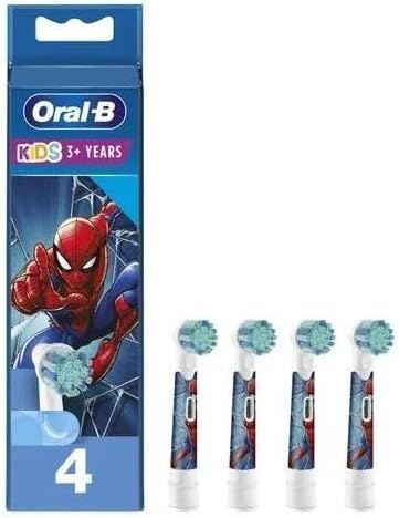 Oral-B Ers&auml;ttningsborste Elect Pro Kids/Inf 3+ Spiderman 4 enheter