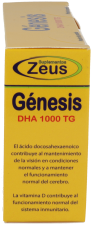 Genesis DHA Tg 1000 mg Omega 3 60 kapslar