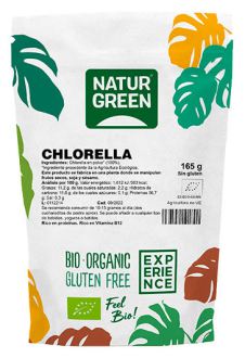 Naturgreen Ekologiskt Chlorellapulver 165g