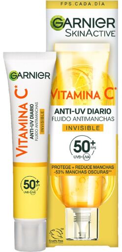 Garnier Hudaktiv C-vitamin Osynlig Anti-Stain Fluid SPF50+ 40 ml