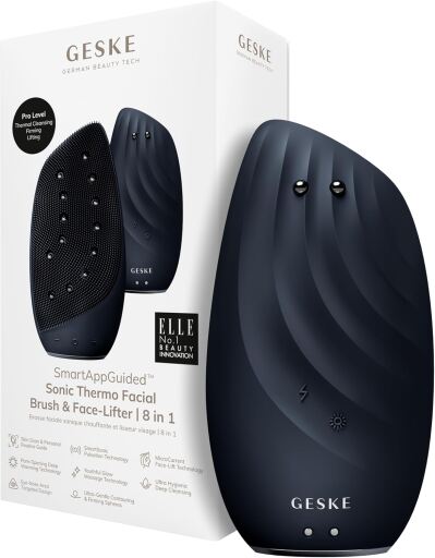 Geske Smart App Guidad Sonic Thermo & Facial Lifting Brush 8 i 1