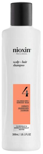 Nioxin System 4 Advanced Weakening Dyed Hair Shampoo 300 ml