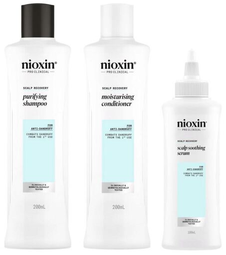 Nioxin Scalp Recovery Anti-Mj&auml;ll Kit 3 delar