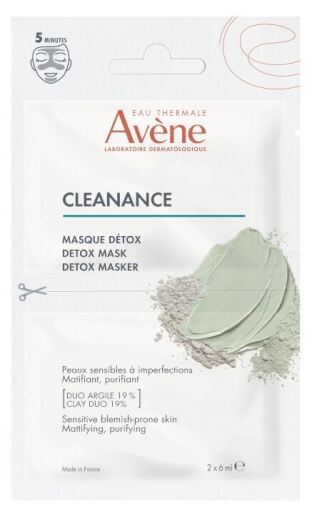 Av&egrave;ne Cleanance Detox-mask 2 x 6 ml