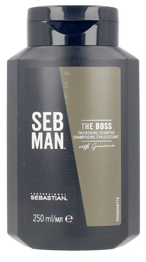 Seb Man The Boss Refreshing Tonic Thickening Shampoo 250 ml