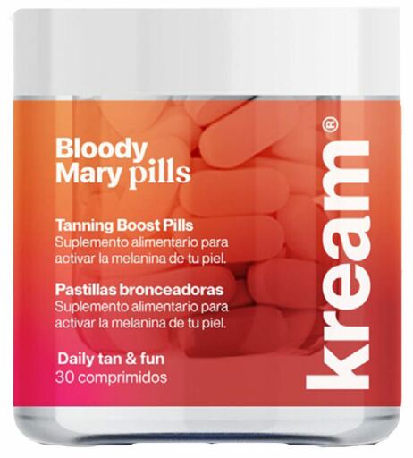 Kream Bloody Mary Pills Tanning Tabletter 30 enheter